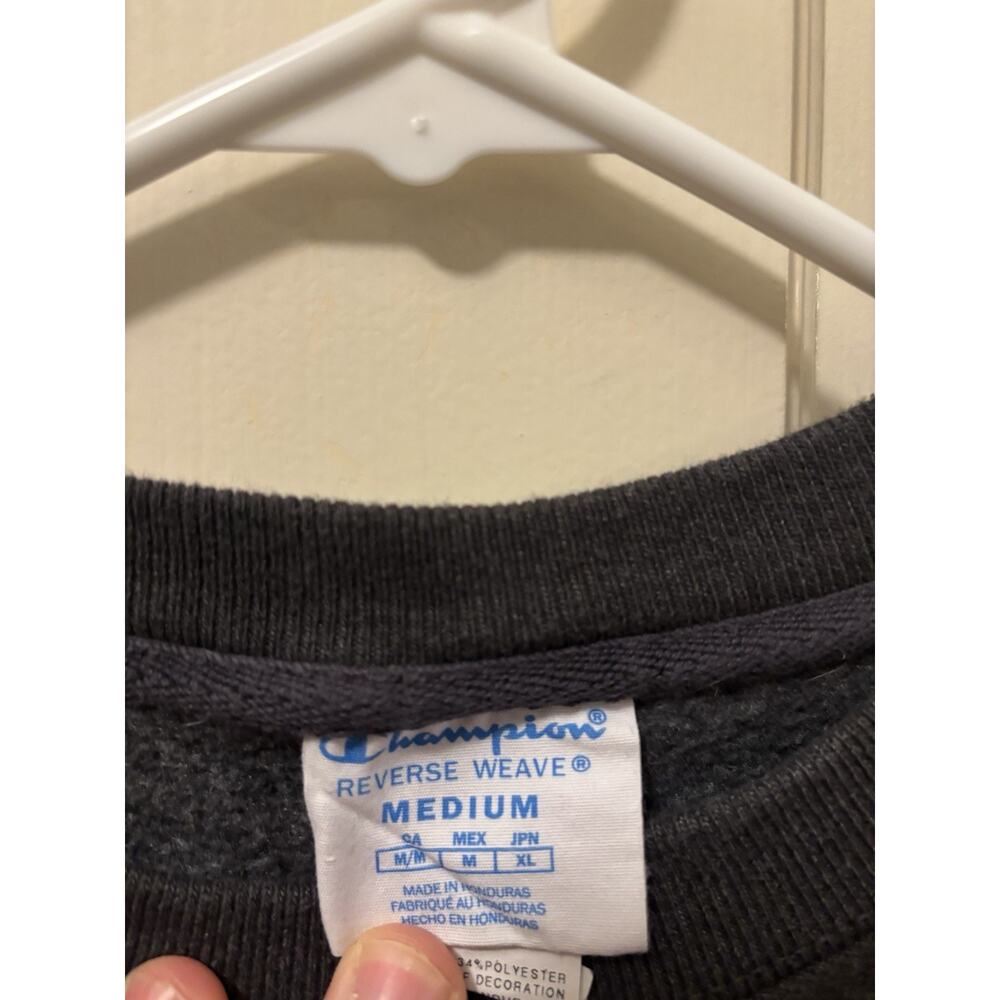 Champion Reverse Weave Cheez-It Sweatshirt Mens Medium Gray Crewneck Pullover - Picture 4 of 4